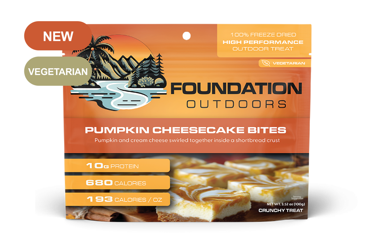 Foundation Outdoors Freeze-Dried Pumpkin Cheesecake Bites