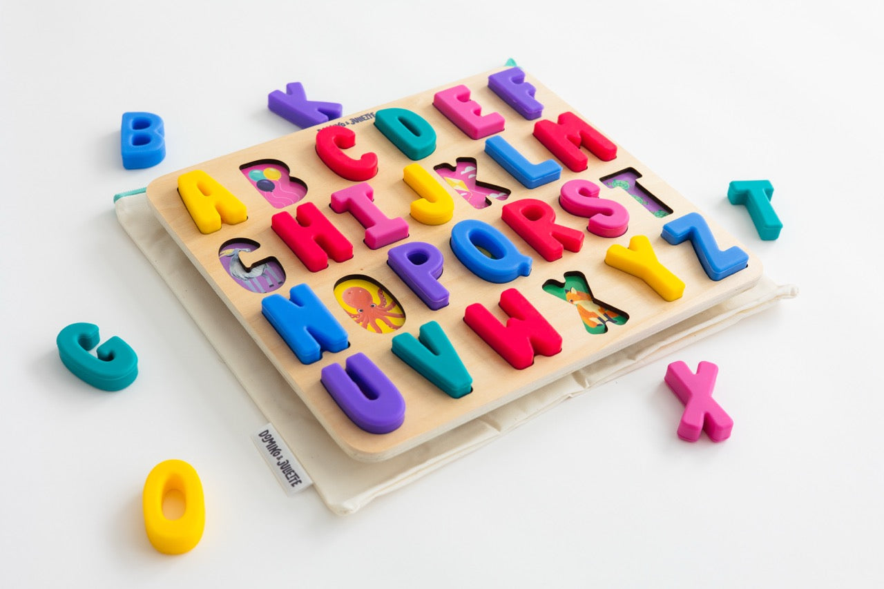 ABC Find & Fit Puzzle by Domino & Juliette - Niksstuff