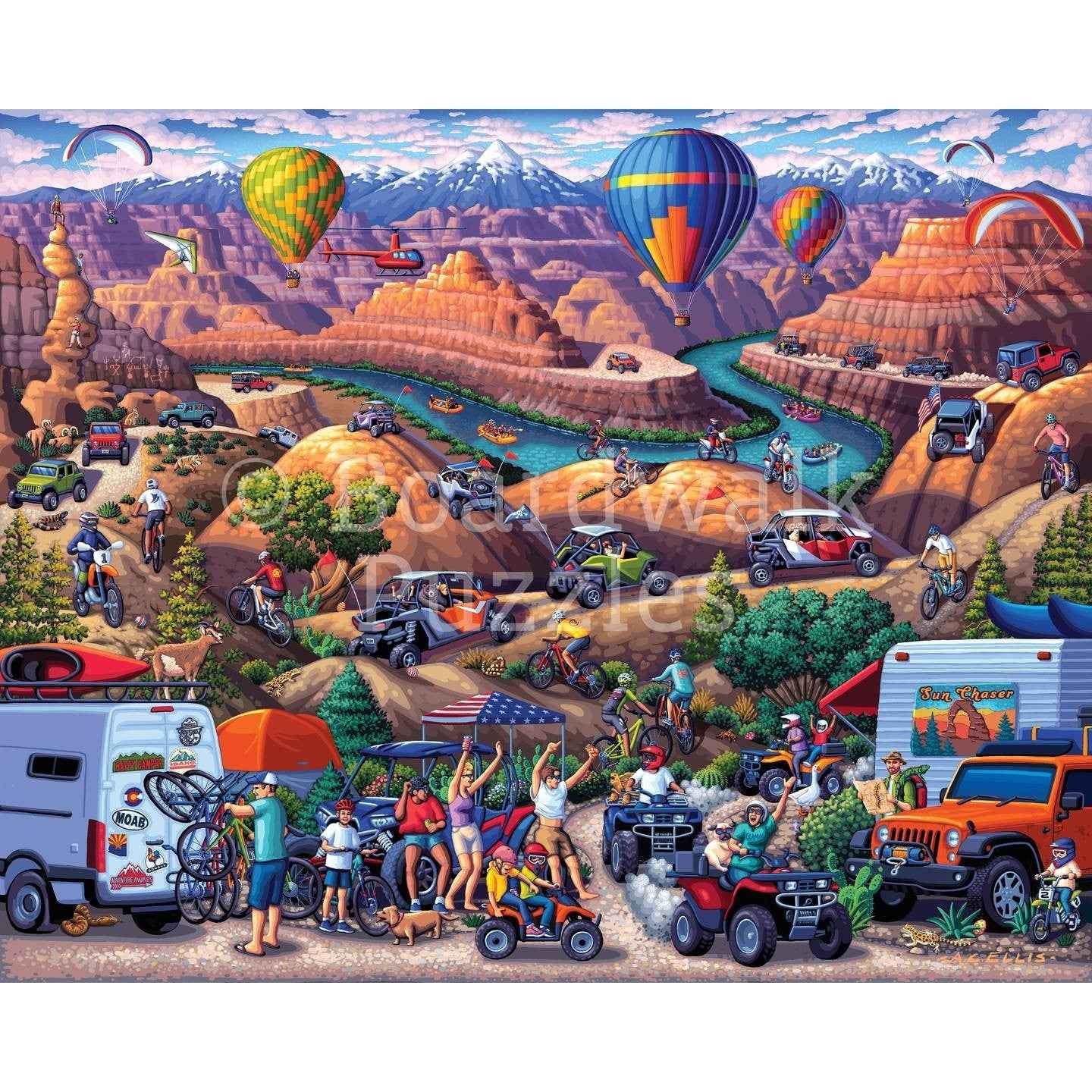 Red Rock Adventure 1000 Piece Jigsaw Puzzle | Made in USA
