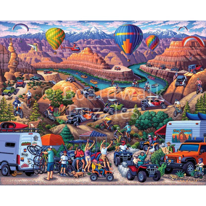 Red Rock Adventure 1000 Piece Jigsaw Puzzle | Made in USA