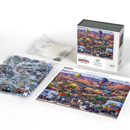 Red Rock Adventure 1000 Piece Jigsaw Puzzle | Made in USA