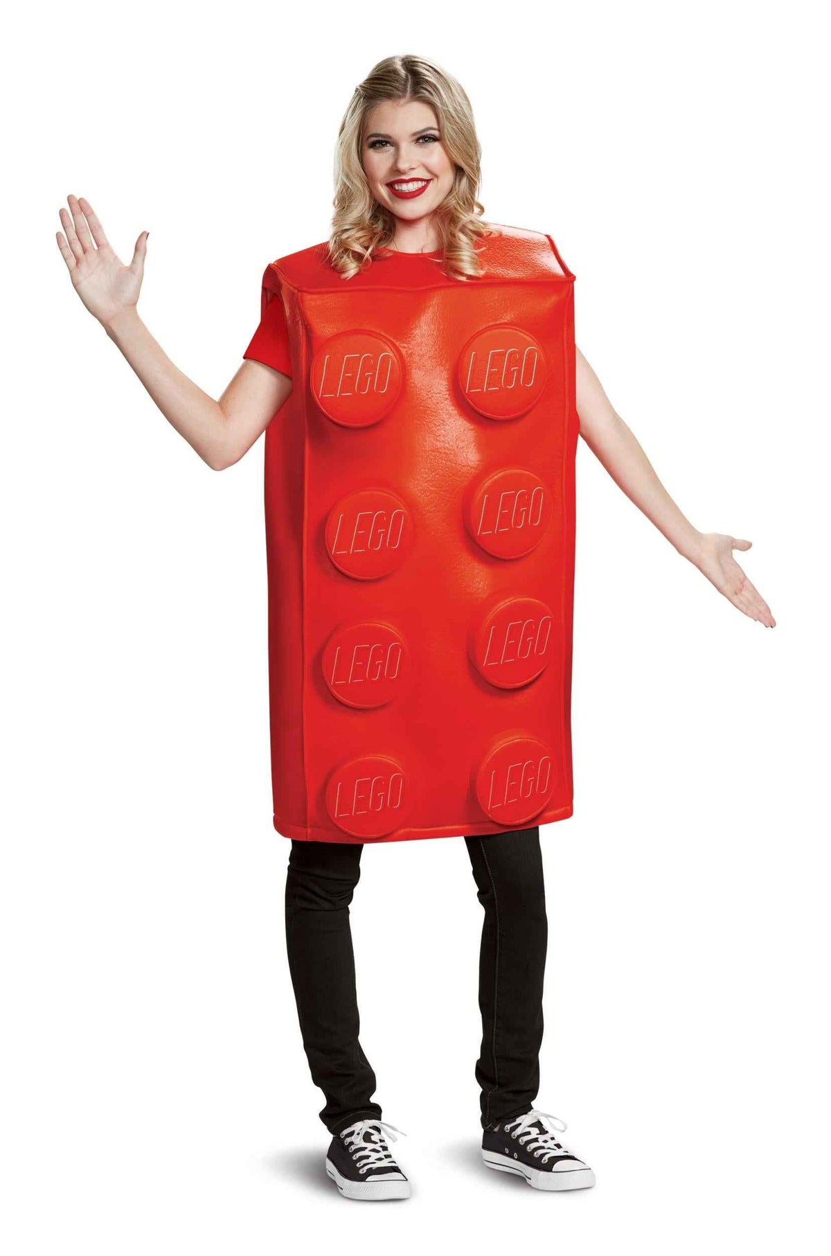 Lego Red Brick Tunic Adult Costume - Medium/Large