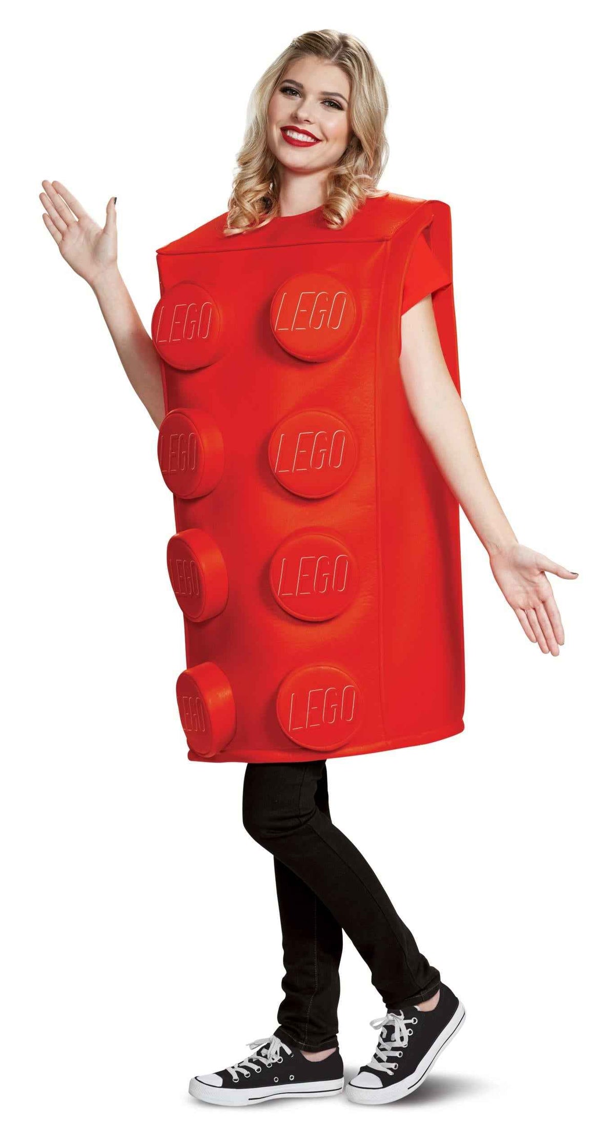 Lego Red Brick Tunic Adult Costume - Medium/Large