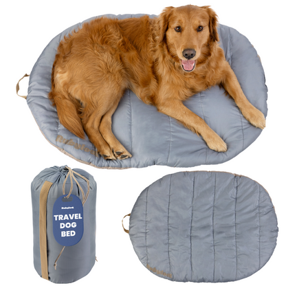 Rubyloo Travel Dog Bed | Foldable & Packable | Ripstop Nylon | Small, Medium or Large