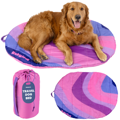 Rubyloo Travel Dog Bed | Foldable & Packable | Ripstop Nylon | Small, Medium or Large