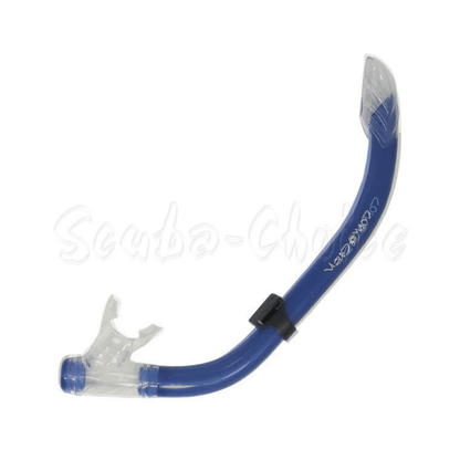 Semi-Dry Silicone J-Snorkel with Splash Guard by Scuba Choice - Niksstuff