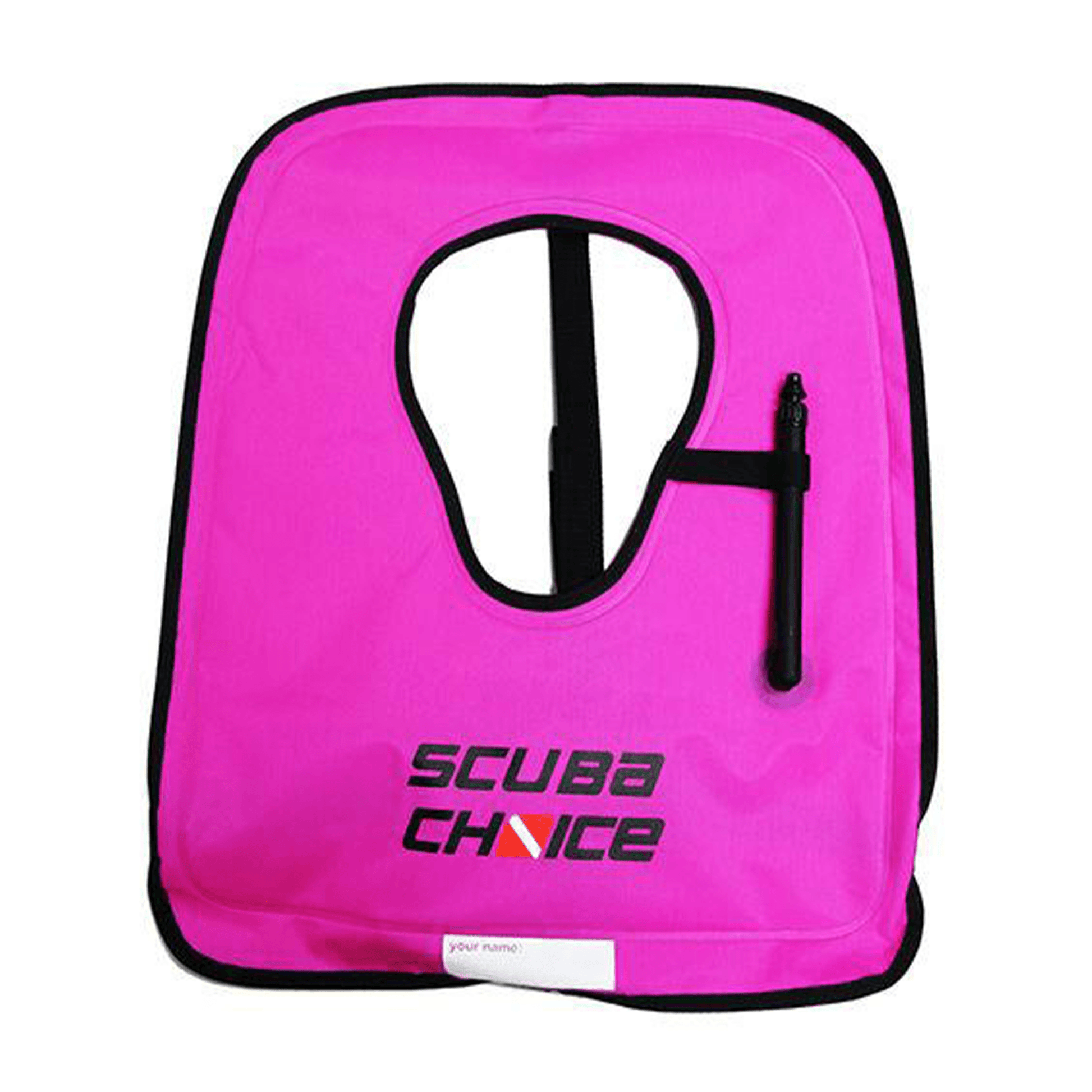 Adult Purple Snorkel Vest with Name Box by Scuba Choice - Niksstuff