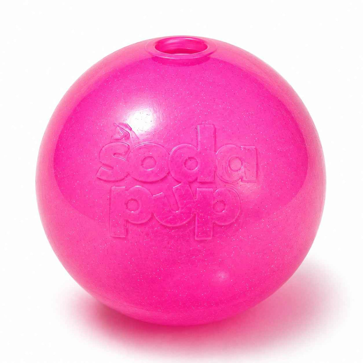 SodaPup Princess Pack 2-Pack Dog Toy - Pink Glitter Ball & Unicorn