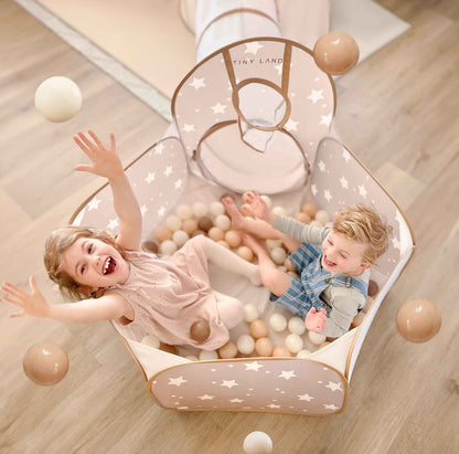 Tiny Land Ocean Balls, 200-Piece Set – Neutral Tones