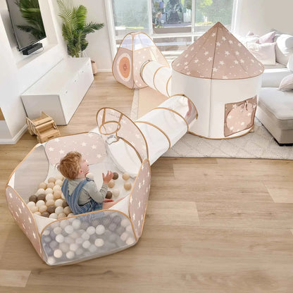 Tiny Land Ocean Balls, 200-Piece Set – Neutral Tones