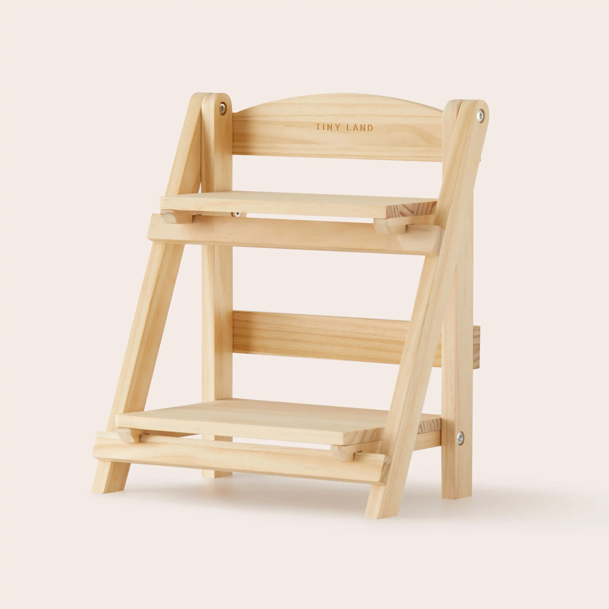Tiny Land Wooden Play Kitchen Food Storage Rack - 2-Tier