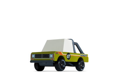 Sandkat Pickup Truck | Candylab CANDYCAR TOONS Toy Car | Wooden & Diecast | Ages 3+ | Collectible - Niksstuff