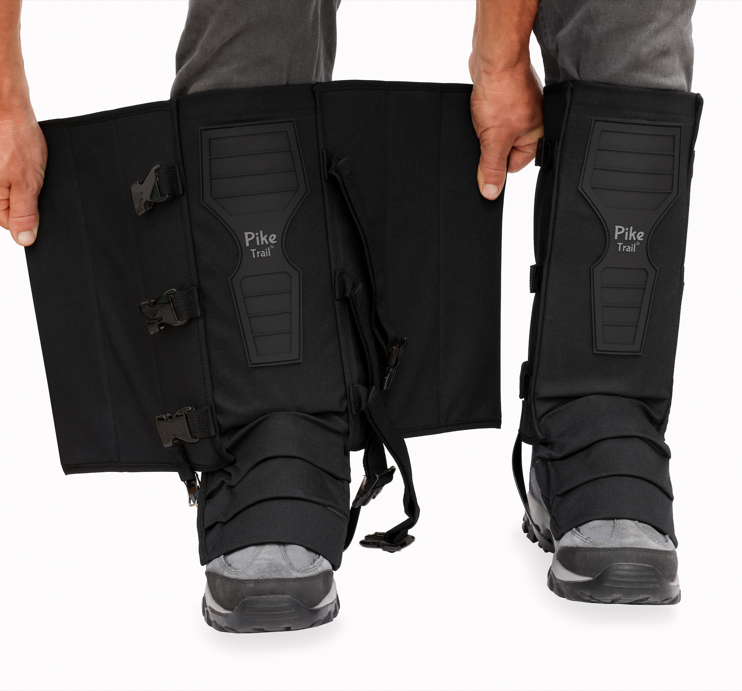 Pike Trail Snake Gaiters | 360° Protection | Double-Wall Core | One Size | Black, Coyote Tan, Olive Drab