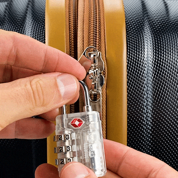 TSA Approved Combination Padlock | 7 Colors | Miami Carry On - Niksstuff