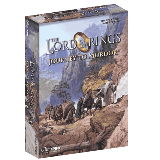 Fantasy board game box with The Lord of the Rings: Journey to Mordor cover art