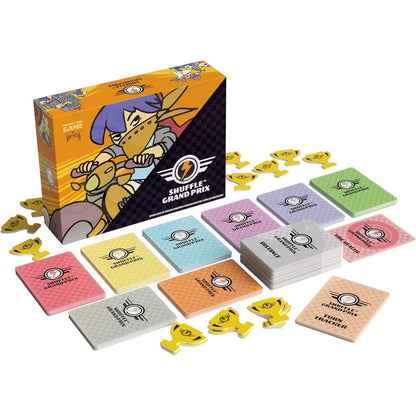 Shuffle Grand Prix Racing Card Game | Bicycle | Ages 13+ | 2–4 Players | 8 Unique Drivers - Niksstuff