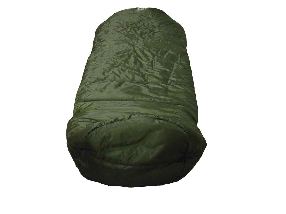 River Country Gear 3-Season Sleeping Bag – 40°F Rated, Drawstring Hood, Dual Heat Barriers