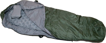 River Country Gear Sleeping Bag, Pad & Pillow Combo Set – R-4.5 Insulated Pad, 40°F Rated Bag