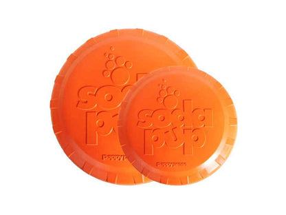 Bottle Top Flyer Rubber Frisbee for Dogs by SodaPup