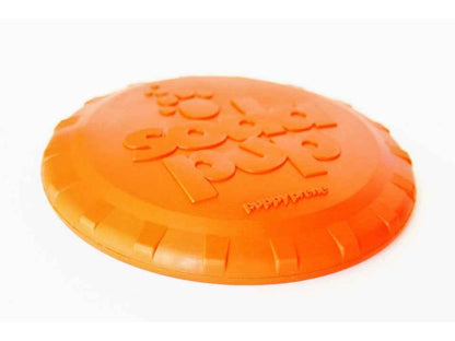 Bottle Top Flyer Rubber Frisbee for Dogs by SodaPup