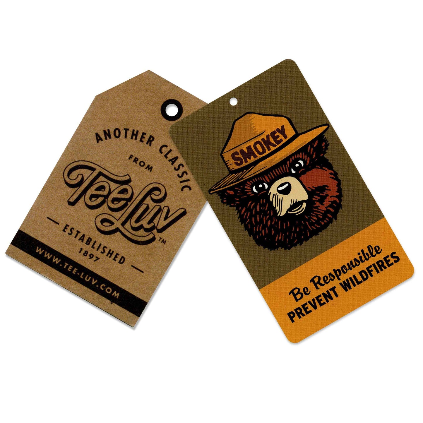 Smokey Bear "Keep It Green" Long Sleeve T-Shirt | Forest Green