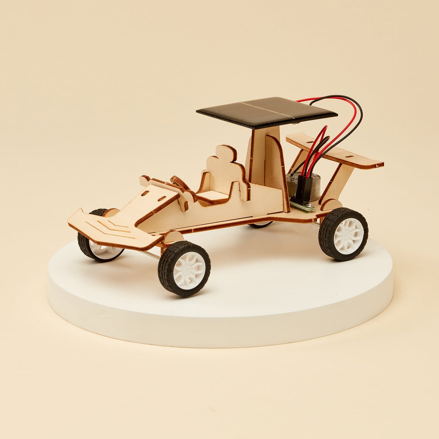 Solar Race Car DIY Kit | Renewable Energy STEM Toy for Kids Ages 8+ - Niksstuff