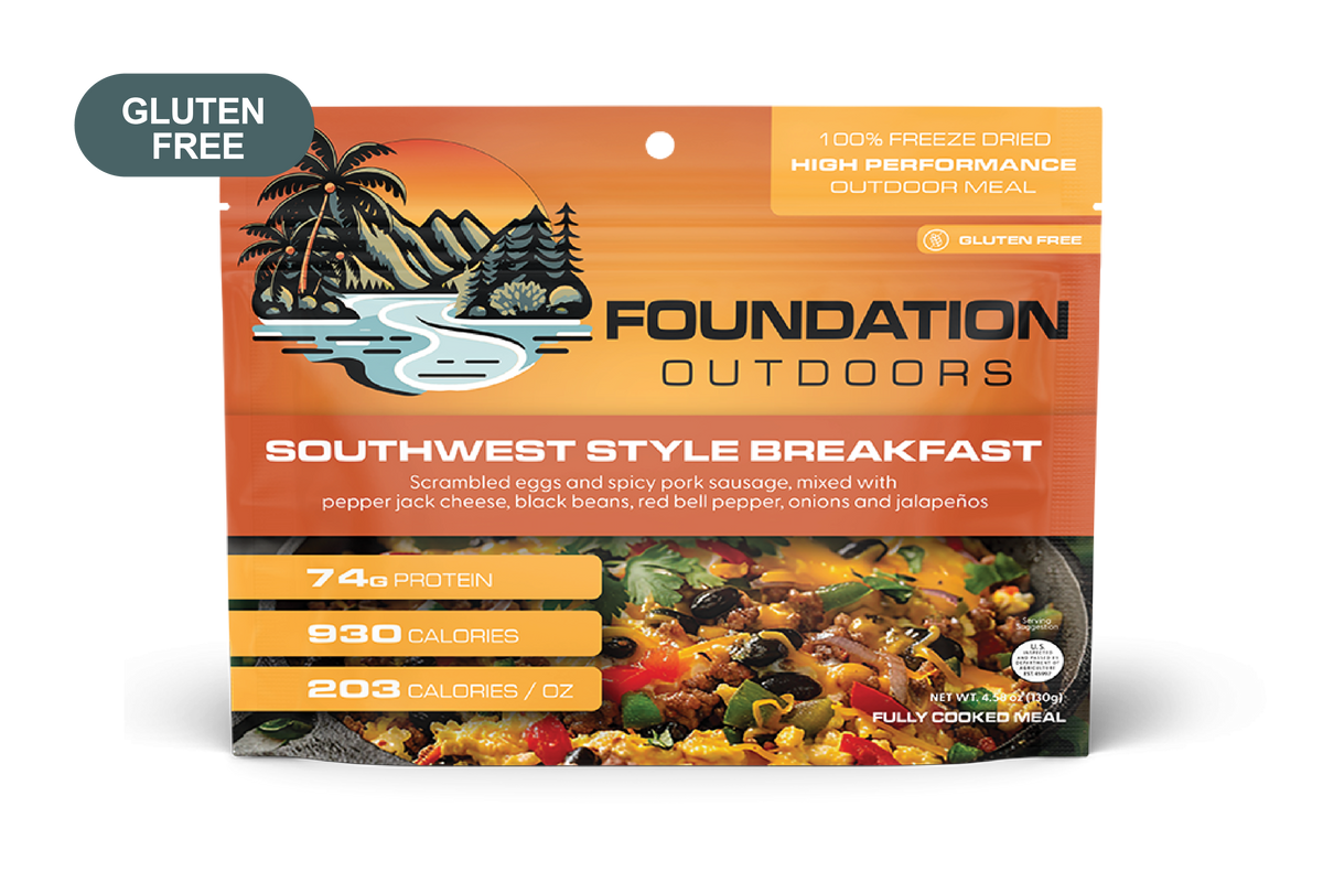 Foundation Outdoors Southwest Style Freeze Dried Breakfast Meal