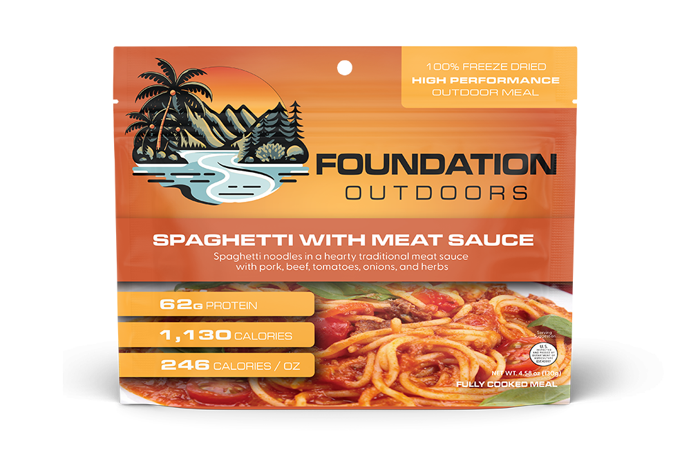 Foundation Outdoors Freeze Dried Spaghetti with Meat Sauce