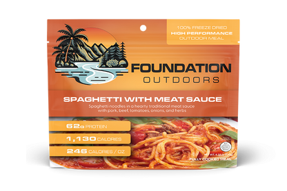 Foundation Outdoors Freeze Dried Spaghetti with Meat Sauce