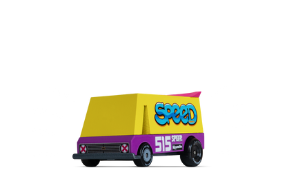 Speed Vandal | Candylab CANDYCAR TOONS Toy Car | Wooden & Diecast | Ages 3+ | Collectible - Niksstuff