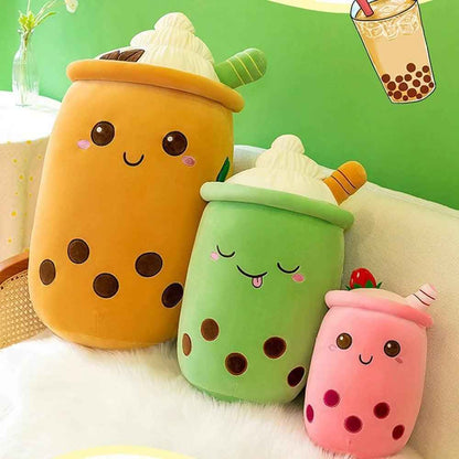 Boba Stuffed Animal – Kawaii Bubble Tea Plush Figure