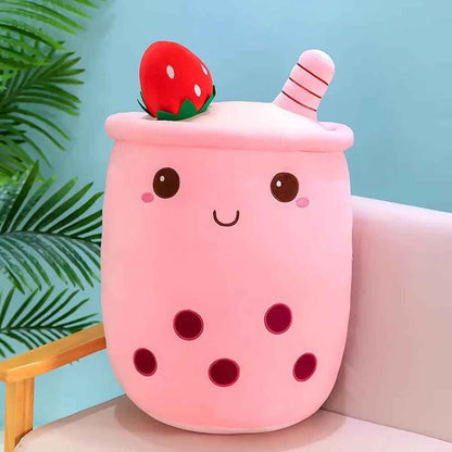 Boba Stuffed Animal – Kawaii Bubble Tea Plush Figure