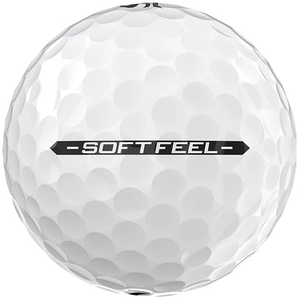 Srixon 2025 Soft Feel Golf Balls | FastLayer Core | 338 Speed Dimple | White or Yellow - Niksstuff