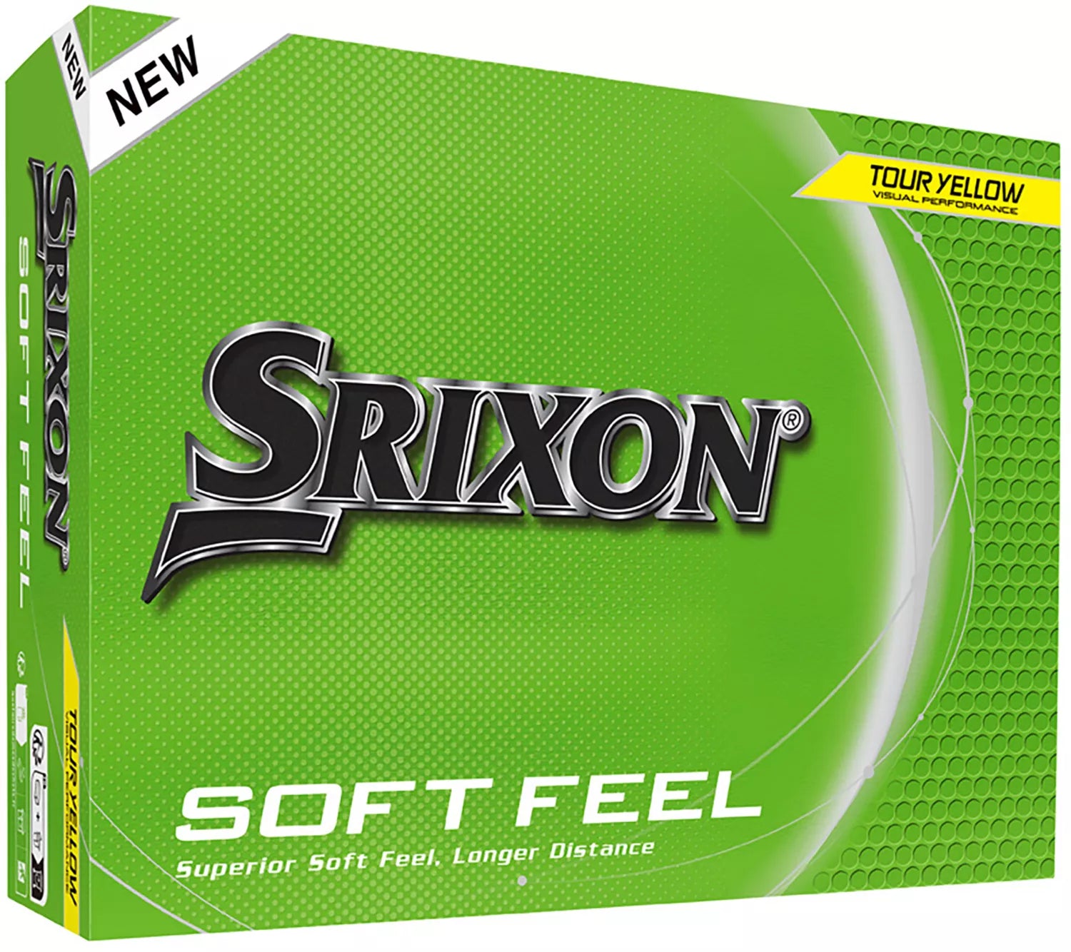 Srixon 2025 Soft Feel Golf Balls | FastLayer Core | 338 Speed Dimple | White or Yellow - Niksstuff