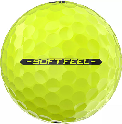 Srixon 2025 Soft Feel Golf Balls | FastLayer Core | 338 Speed Dimple | White or Yellow - Niksstuff