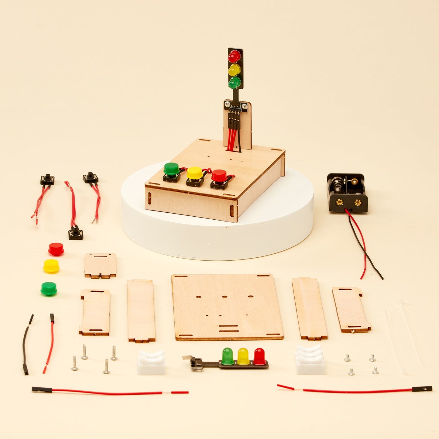 Traffic Lights DIY Kit | Educational STEM Toy for Kids Ages 8+ - Niksstuff