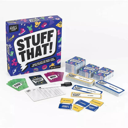 Stuff That! Persuasive Party Game | Professor Puzzle | Ages 8+ | 3–8 Players | 30 Min - Niksstuff