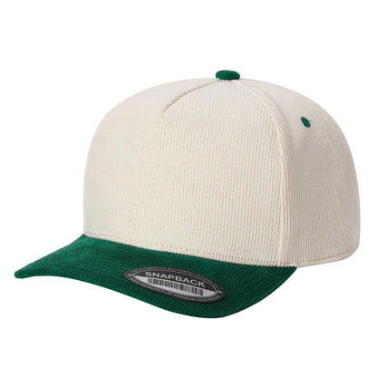 5-Panel Twill & Corduroy Baseball Cap | 14 Color Combos - Niksstuff