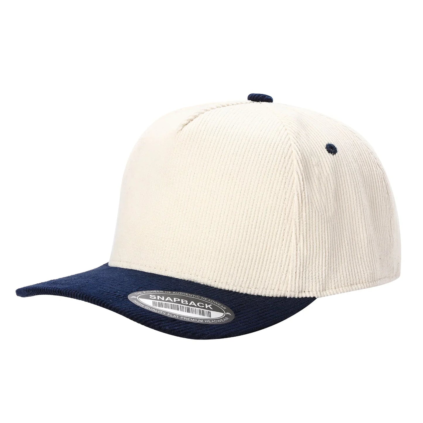5-Panel Twill & Corduroy Baseball Cap | 14 Color Combos - Niksstuff