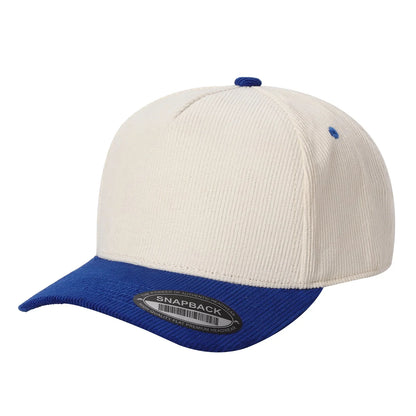 5-Panel Twill & Corduroy Baseball Cap | 14 Color Combos - Niksstuff