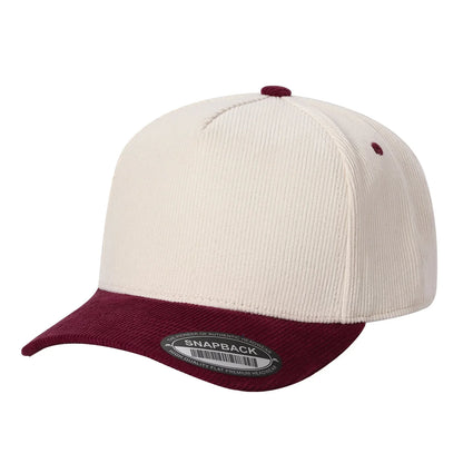 5-Panel Twill & Corduroy Baseball Cap | 14 Color Combos - Niksstuff