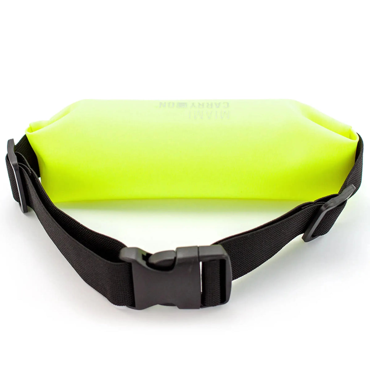 Miami CarryOn Reflective Running Belt Bag – Water-Resistant Lycra, Adjustable Fit