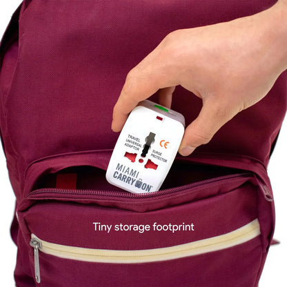 International Travel Adapter with USB Ports | 150+ Countries | Miami Carry On - Niksstuff