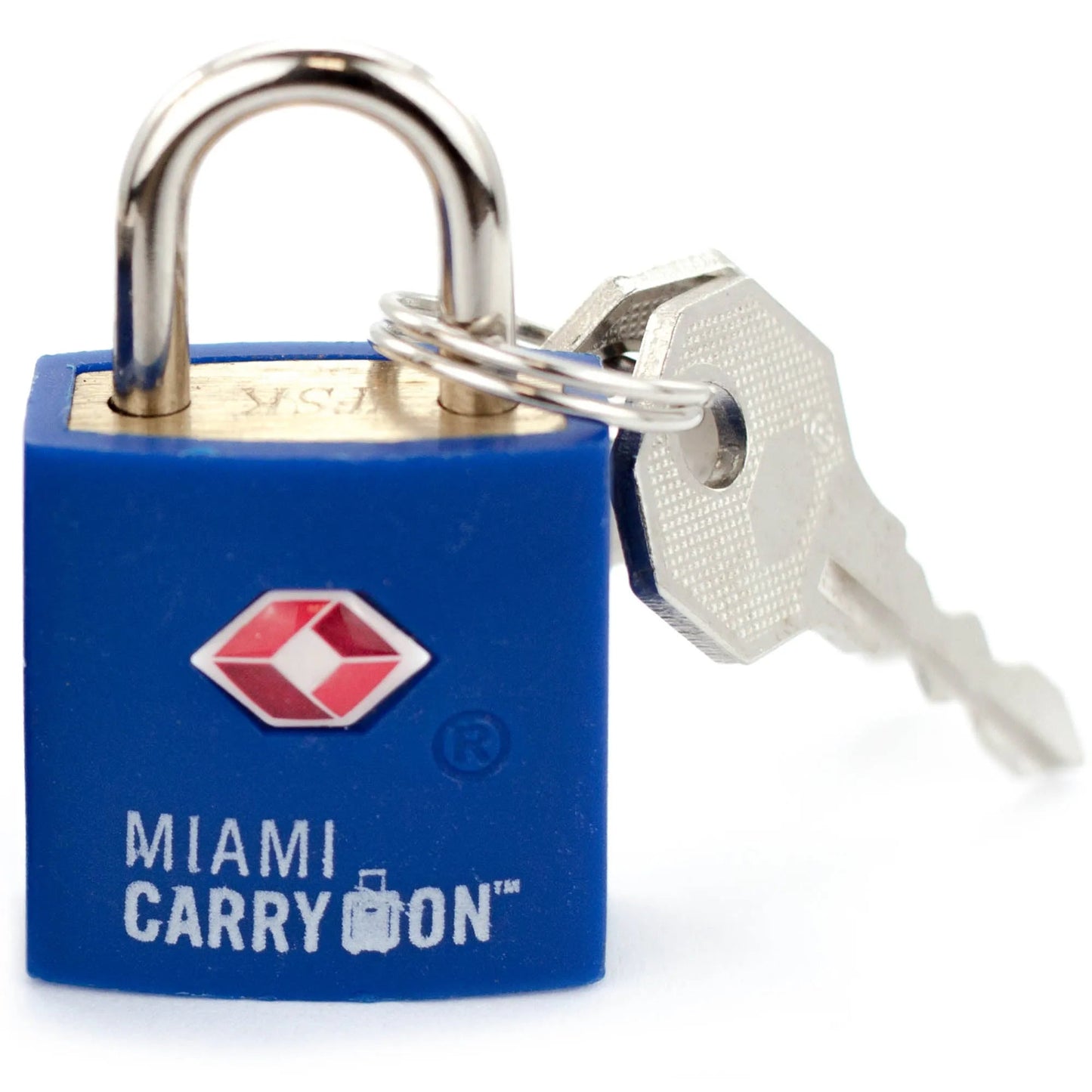 TSA Approved Keyed Padlock | 6 Colors | 1 or 2 Pack | Miami Carry On - Niksstuff