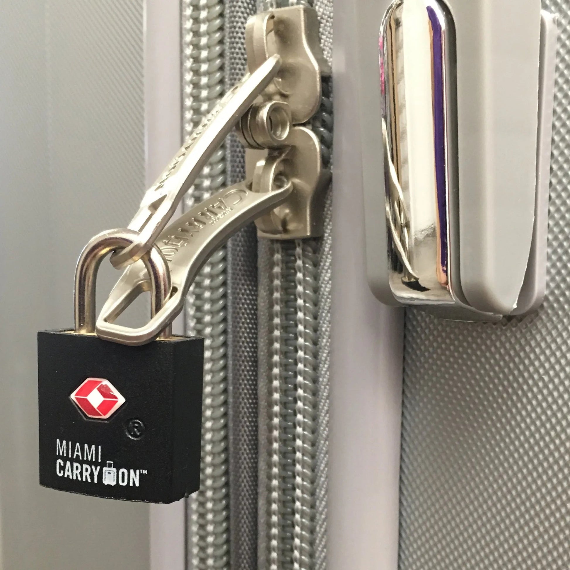 TSA Approved Keyed Padlock | 6 Colors | 1 or 2 Pack | Miami Carry On - Niksstuff