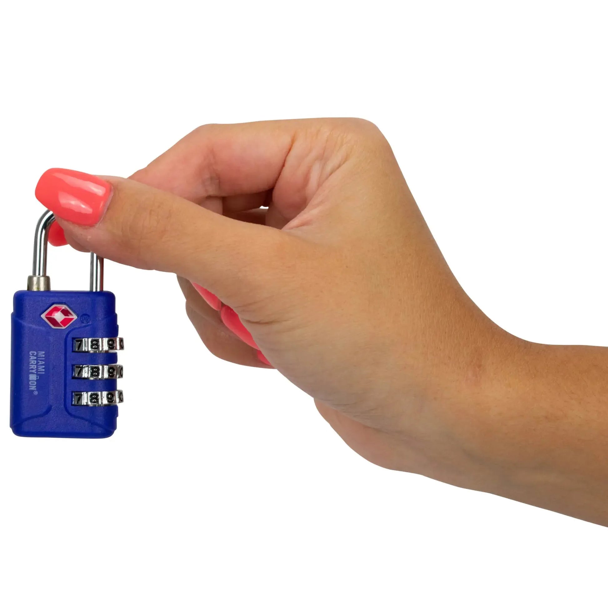 TSA Approved Combination Padlock | 7 Colors | Miami Carry On - Niksstuff