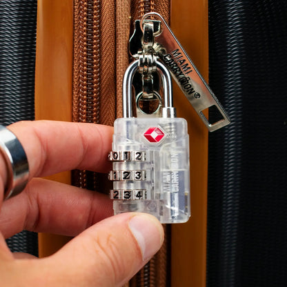 TSA Approved Combination Padlock | 7 Colors | Miami Carry On - Niksstuff
