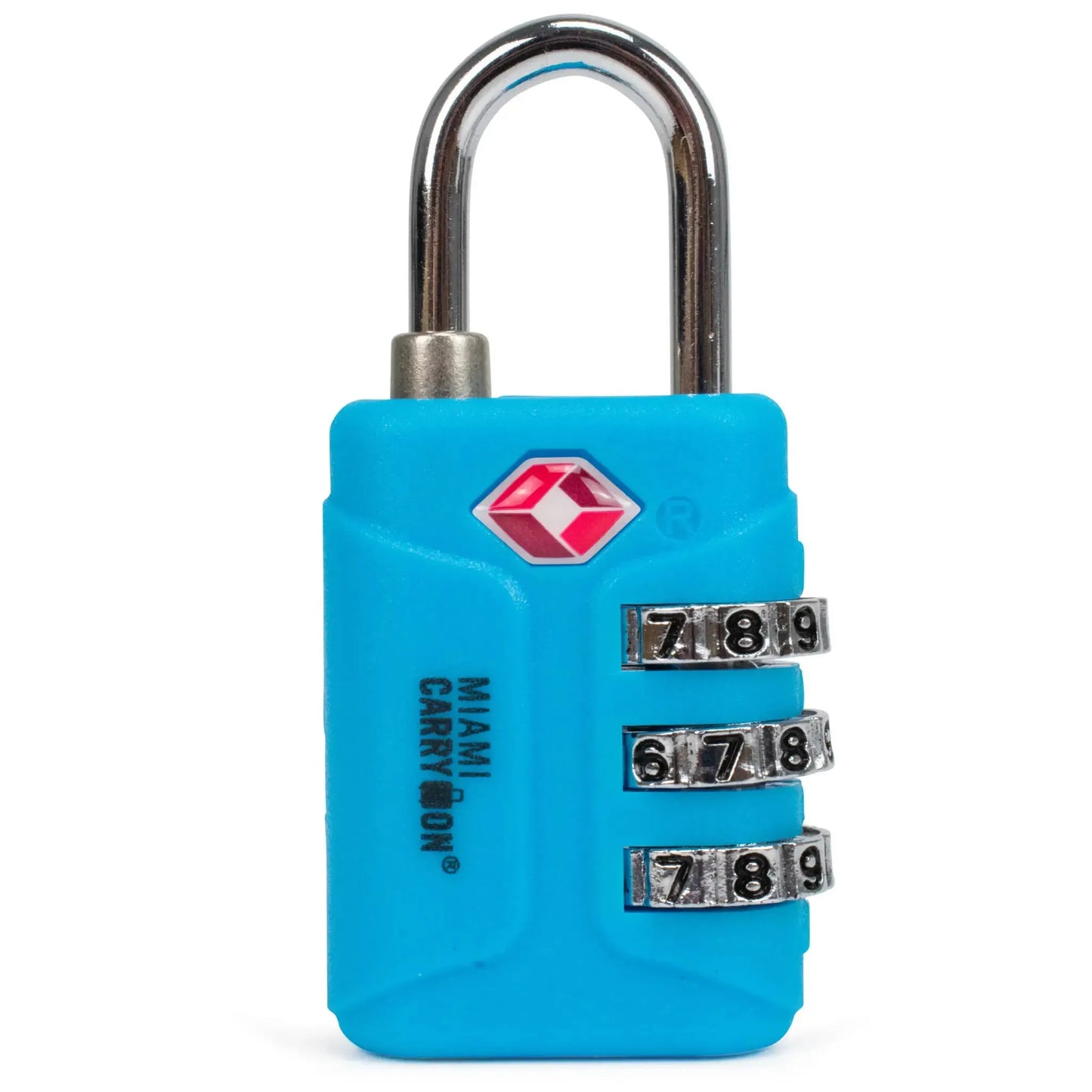 TSA Approved Combination Padlock | 7 Colors | Miami Carry On - Niksstuff