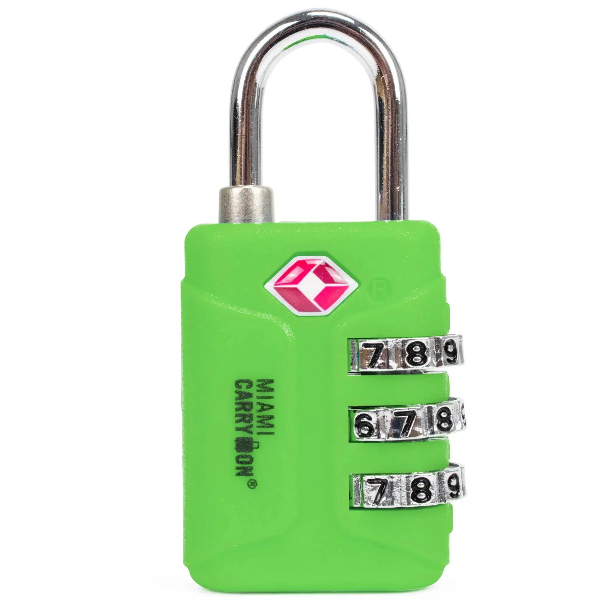 TSA Approved Combination Padlock | 7 Colors | Miami Carry On - Niksstuff