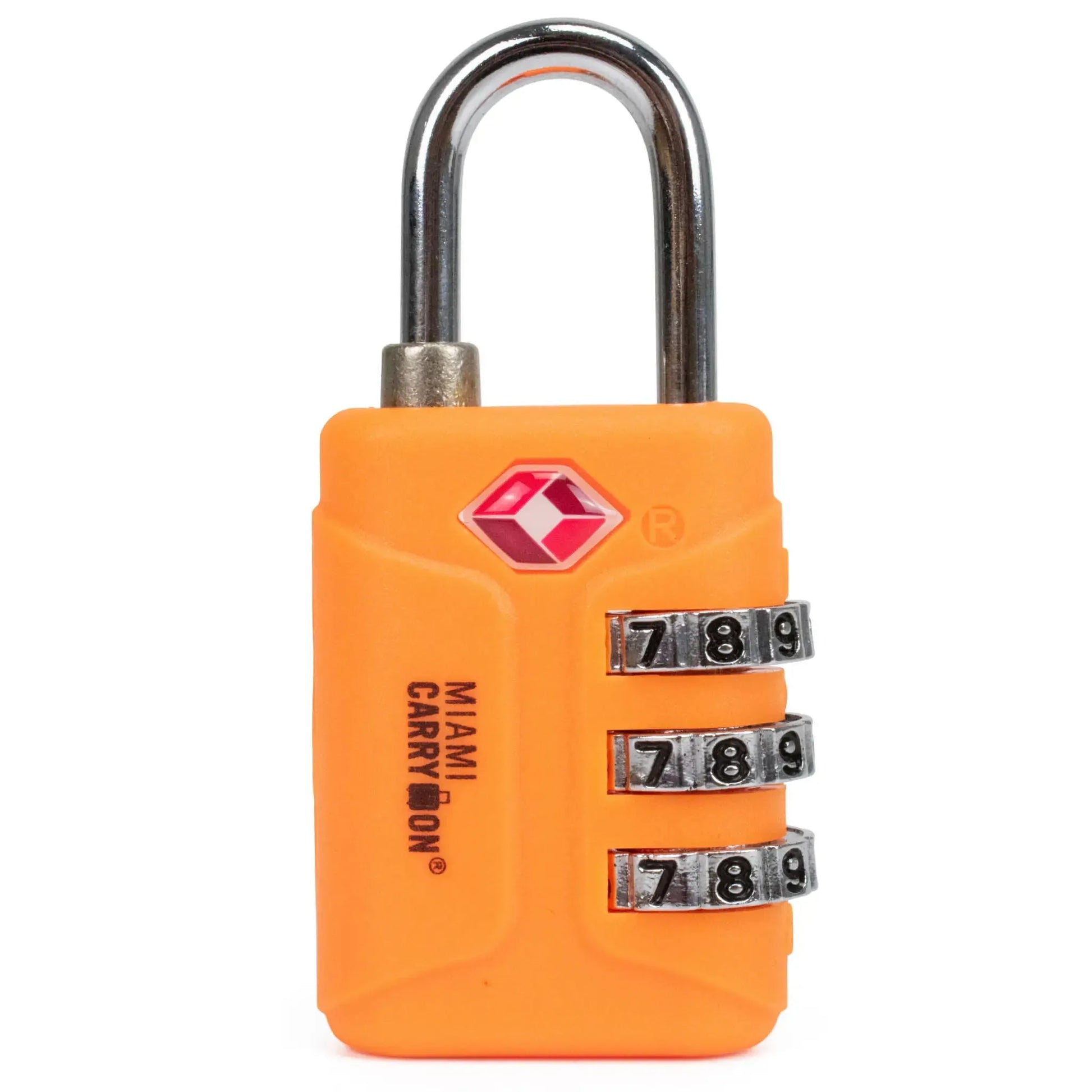 TSA Approved Combination Padlock | 7 Colors | Miami Carry On - Niksstuff